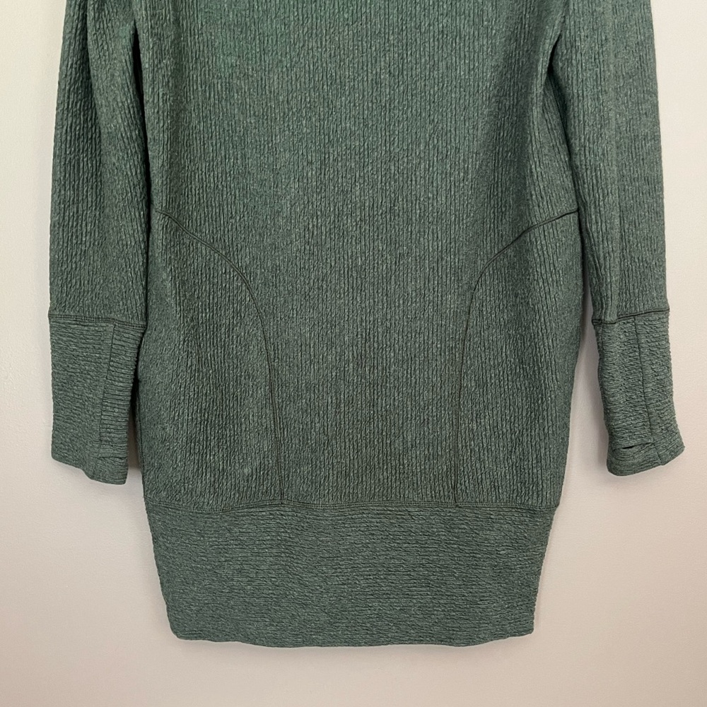 {Lululemon} Along the Way Dress in Heathered Dark Olive - Womens Small - Picture 3 of 11